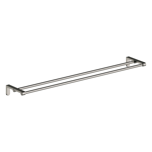Damixa Zen dobbelt hndkldestang 800 mm - Brstet grafitgr