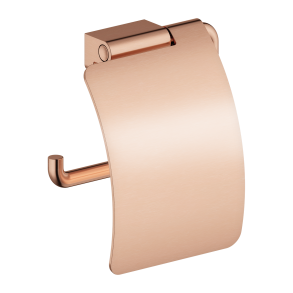 Damixa Zen toiletrulleholder med cover - Brstet kobber