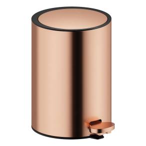Damixa Zen toiletspand med pedal 4 ltr - Brstet kobber