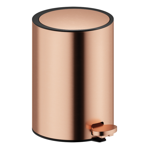 Damixa Zen toiletspand med pedal 4 ltr - Brstet kobber