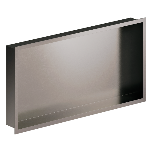 Damixa Zen indbygningshylde til brus 300x600x75 mm - Brstet grafitgr