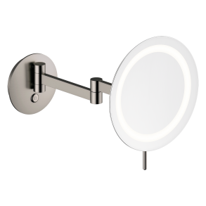 Damixa Zen makeup spejl med lys 230 mm - Grafitgr