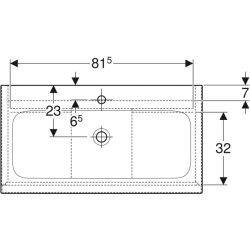 Geberit iCon mbelst nddetr melamin trstruktur 90 cm
