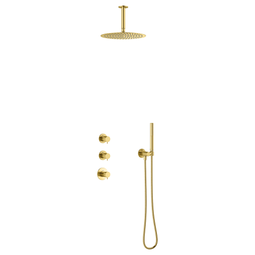 Damixa Iris XS2 brusesystem - B�rstet messing