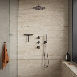 Damixa Iris XS1 brusesystem - B�rstet grafit gr�
