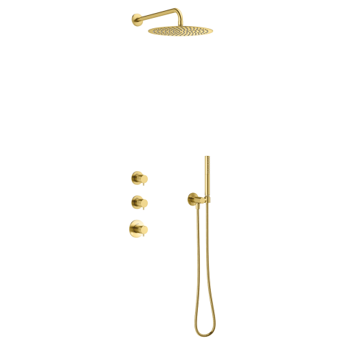 Damixa Iris XS1 brusesystem - B�rstet messing