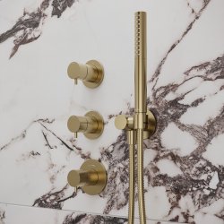 Damixa Iris XS1 brusesystem - B�rstet bronze