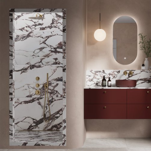 Damixa Iris XS1 brusesystem - B�rstet bronze