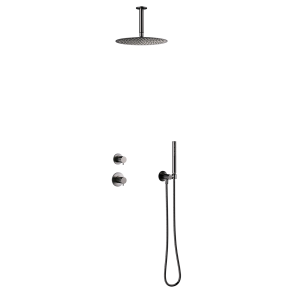 Damixa Iris DS2 brusesystem - B�rstet grafit gr�