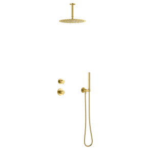 Damixa Iris DS2 brusesystem - B�rstet messing