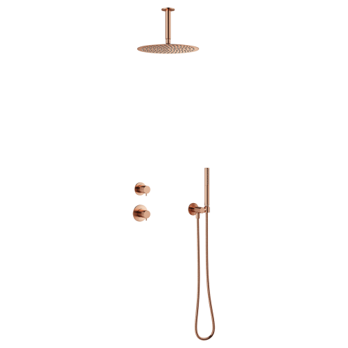 Damixa Iris DS2 brusesystem - B�rstet kobber