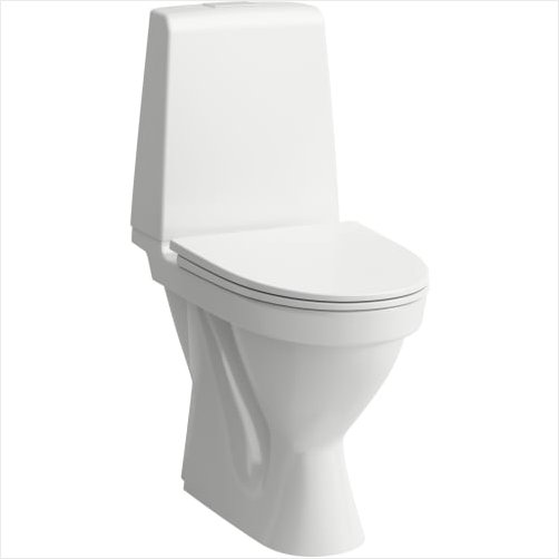 LAUFEN KOMPAS N gulvst�ende toilet med skjult s-l�s Comfort model med 46cm siddeh�jde