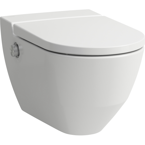 Laufen Navia duschtoilet cleanet rimless LCC med softclose sæde, Mathvid