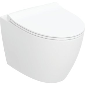 If� Spira Art h�ngesk�l & soft close s�de, TurboFlush - Hvid