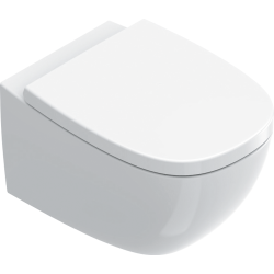 CATALANO Alvea vgtoilet 53x36 Vgmonteret toilet med Silentech skylleteknik