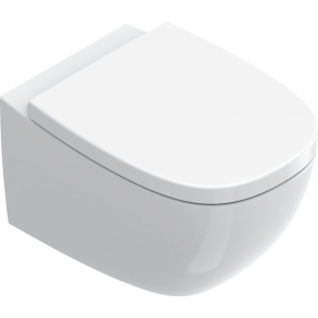 CATALANO Alvea vgtoilet 53x36 Vgmonteret toilet med Silentech skylleteknik
