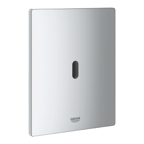 Grohe Tectron Bau E betjeningsplade 156x197x10mm til indbygningscisterne. Forkromet