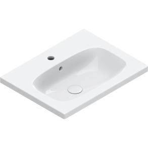 CATALANO Alvea hndvask 60x46 Vgmonteret hndvask med hanehul og overlb