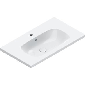 CATALANO Alvea hndvask 80x46 Vgmonteret hndvask med hanehul og overlb