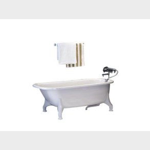 If Caribia badekar fritstende 1500x700 mm. Uden ben