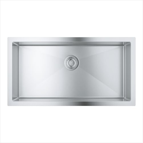 GROHE K700, 86,4x46,4 cm - Rustfri stl for under/plan eller nedfldning