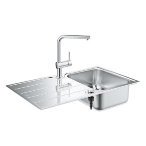 GROHE K500 kkkenvask 86x50 cm - Rustfri stl