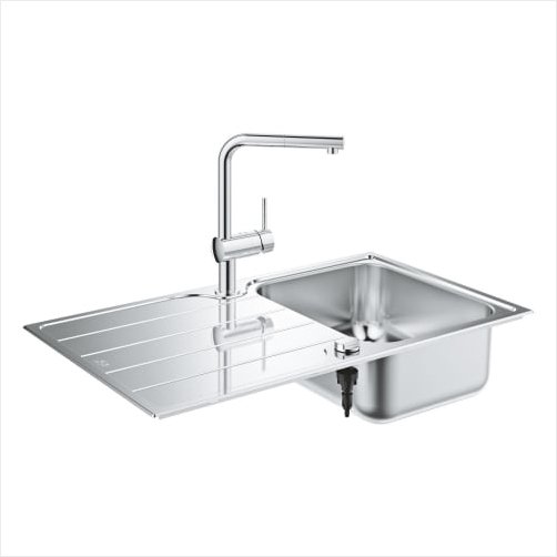 GROHE K500 kkkenvask / armaturst - Rustfri stl