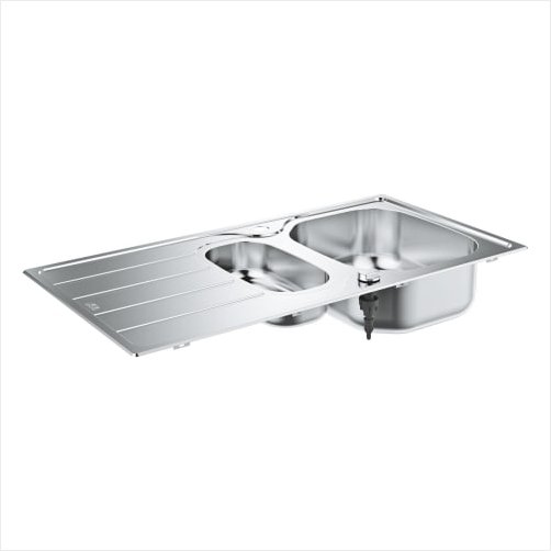 GROHE K200 nedfldet kkkenvask, 96,550 cm - Rustfri stl