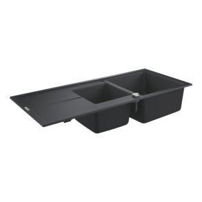Grohe K400 kkkenvask 116x50 cm - Sort kompositvask 