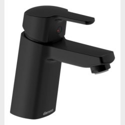 Damixa Pine hndvaskarmatur, rub clean, 6l/min, mat sort