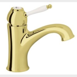 Damixa tradition hndvaskarmatur, rubclean, poleret messing