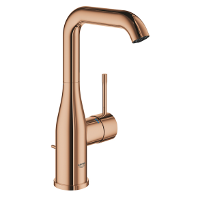 GROHE Essence hndvaskarmatur med bundventil - kobberinspirerede farve poleret warm sunset