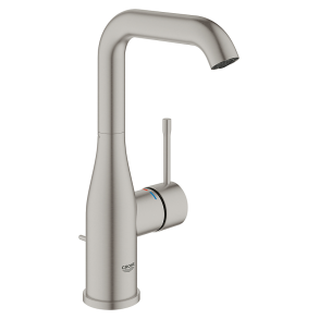 GROHE Essence hndvaskarmatur 127mm tud med bundventil. Supersteel