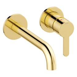 Damixa Silhouet indbygningsarmatur poleret messing PVD 180 mm