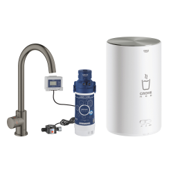 Grohe Red II Mono Arnatur &amp; kedel C-tud boiler M EU. Brstet hard graphite