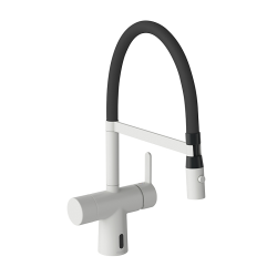 Damixa Silhouet touchless pro kkkenarmatur. Mat hvid