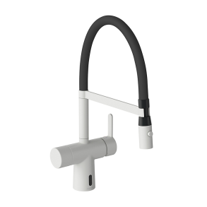 Damixa Silhouet touchless pro kkkenarmatur. Mat hvid