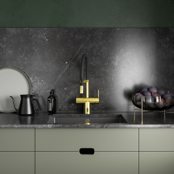 Damixa Silhouet touchless pro kkkenarmatur. Brstet messing (pvd)