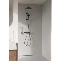 Damixa silhouet brusesystem. Brstet graphite gr (PVD)