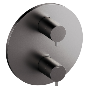 Damixa TMC indbygning til brus udvendig. Brstet graphite gr