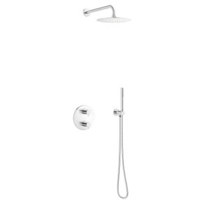 Damixa Silhouet HS1 indbygning - komplet pakke. Krom