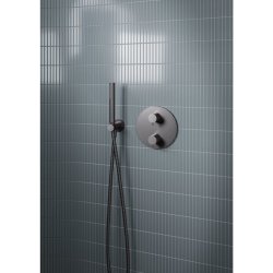 Damixa Silhouet HS1 indbygning - komplet pakke. Brstet graphite