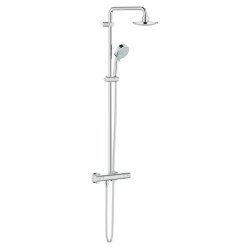 GROHE New Tempesta Cosmopolitan 160 brusesystem med termostat , krom