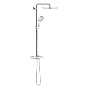 GROHE Rainshower SmartActive 310 brusesystem, Silverflex bruseslange