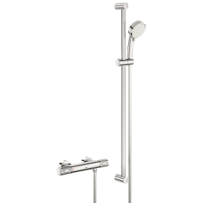 GROHE Grohtherm 1000 Performance termostatarmatur & brusest krom