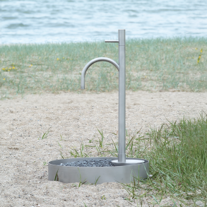 Frostline Classic Br�ndring til vandpost - Rustfri st�l