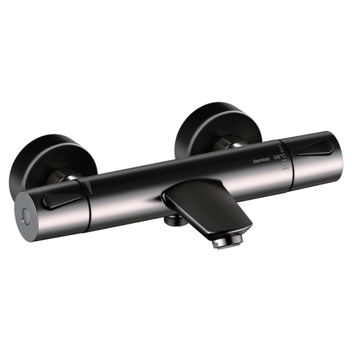 Damixa Silhouet TMC armatur til kar/brus med tud. B�rstet graphite gr�