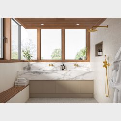   Damixa Silhouet hndvaskarmatur brstet messing PVD 180 mm