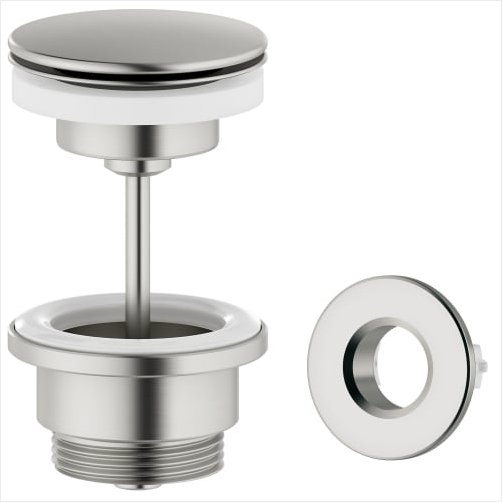 Damixa bundventil push-open - Steel