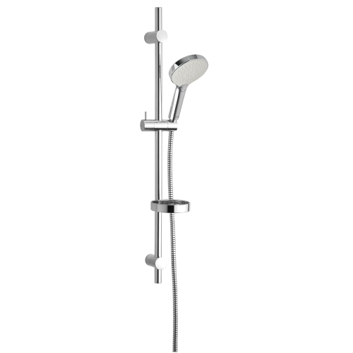 Damixa Silhouet Flex bruses�t med justerbar bruserstang. Krom